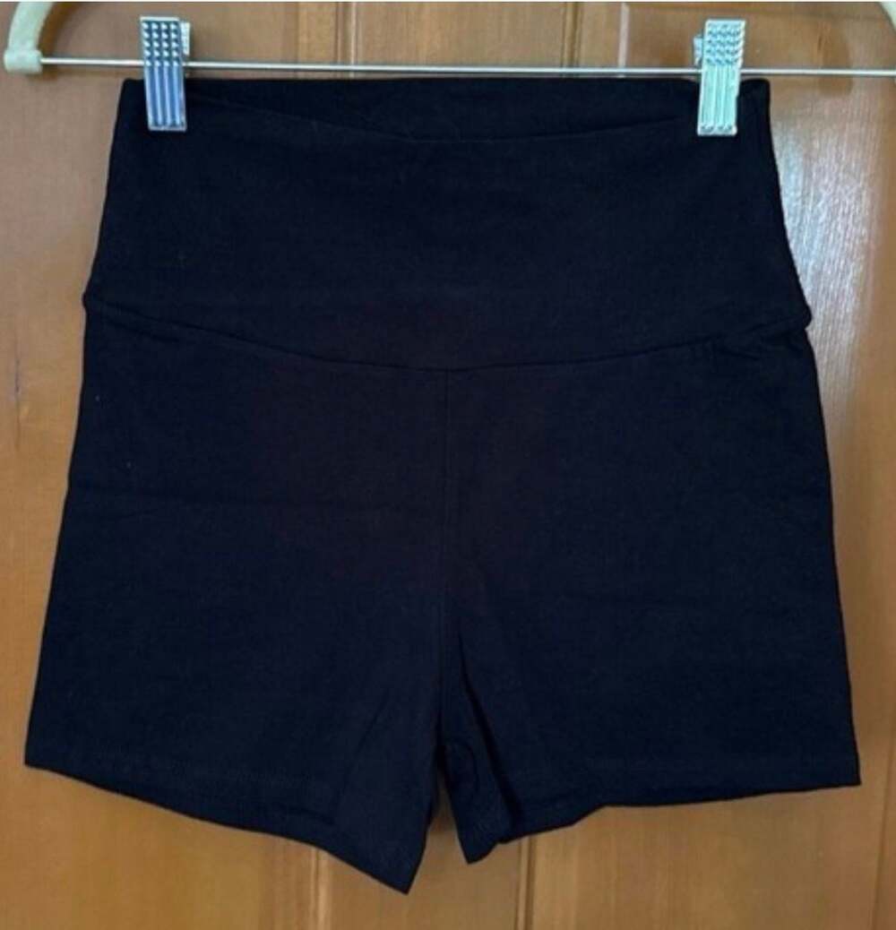 M NWOT Bozzolo High-Waist Cotton Spandex Athletic Shorts
